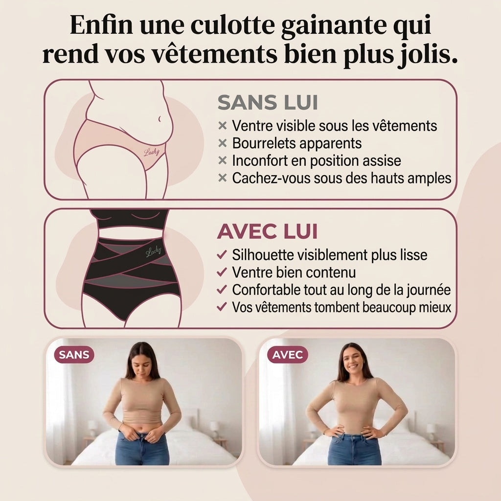 Culotte Gainante 360° – Ventre Plat